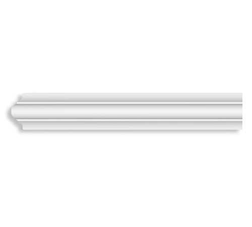 Молдинг DECOMASTER 97010 полиуретановый гладкий 40x18x2400 мм 97010