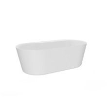 Ванна акриловая отдельностоящая AQUAMET AQM3505MW-R 1795х845х600 мм правая белый матовый AQM3505MW-R