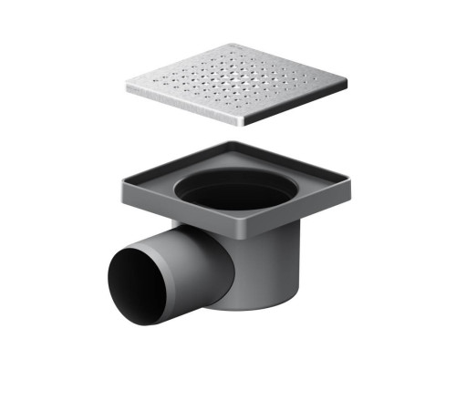 Трап для душа точечный AM.PM PrimeFlow Point мокрый затвор Cut Gradient 10 см W02BD-P11-010-01SB