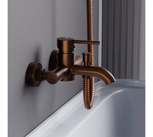 Смеситель для ванны и душа Damixa Scandinavian Pure розовое золото 361000500