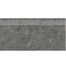 Ступень Kerama Marazzi Чеппо ди Гре антрацит матовый обрезной 30x60 см DD606220R/GR