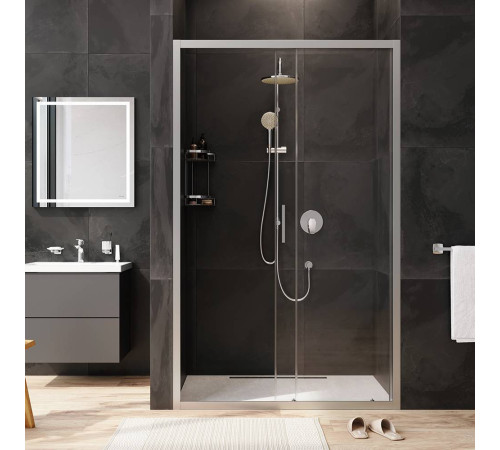 Дверь душевая в нишу AM.PM Gem 120x195 см раздвижная W90G-120-1-195MT