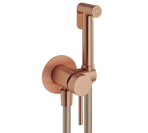 Гигиенический душ со смесителем Plumberia Selection IXO шланг 125 см брашированная медь XO2000RS