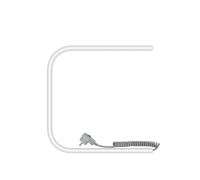 Полотенцесушитель электрический Primoclima Astra П E White 500х500 мм PCAstraПEWhite5050