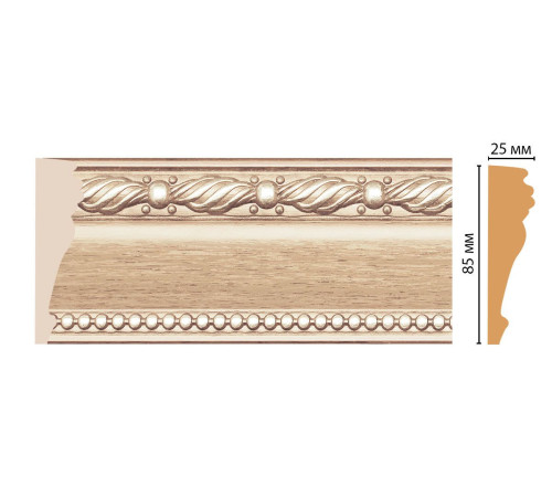 Молдинг DECOMASTER 152-11 ДМ 85х25х2400 мм 152-11 ДМ