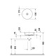 Раковина накладная Duravit White Tulip Ø 43 см без перелива 2362430079