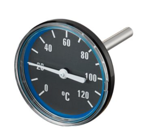 Термометр Oventrop для групп Regumat DN 25 красный 1351691