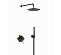 Душевой комплект Kludi Bozz 7 в 1 черный матовый 387363976