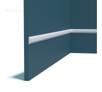 Молдинг Perfect Plus P201 из ударопрочного полимера 25х12х2000 мм P201