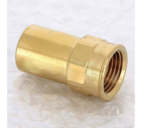 Вставка с внутренней резьбой Viega Sanpress 22x1/2 бронза 120917