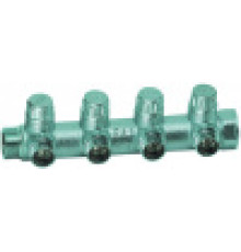 Коллектор запорный MULTIFAR FAR 1 ВР-НР 4 отвода M24x19 FK 3906 C1