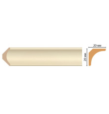 Плинтус DECOMASTER D133-61 20x20x2400 мм D133-61