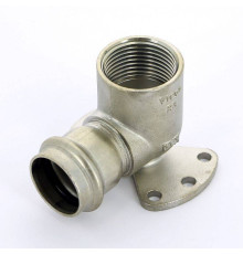 Водорозетка пресс Viega Sanpress Inox из нержавеющей стали 22х1 ВР 437282