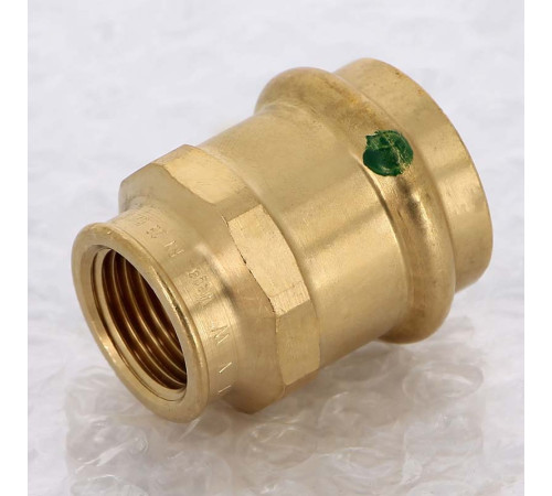 Муфта переходная пресс-В Viega Sanpress бронза 28х3/4 298081