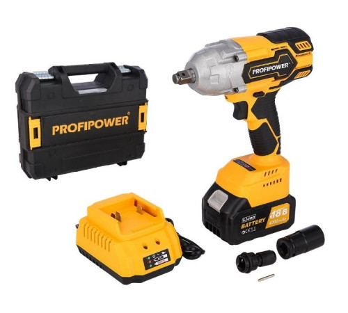 Гайковерт аккумуляторный ударный ProfiPower DWDTW-18V DWDTW-18V