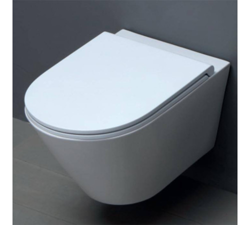 Унитаз подвесной Azzurra Forma безободковый 54х37х34 см белый FOR1800/F bi/cr FMVKSPE00000BI