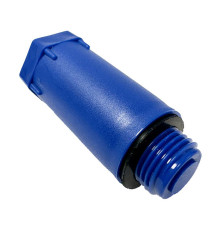 Заглушка Henco 1/2 дюйма НР 80 мм синяя PLUG04-B80