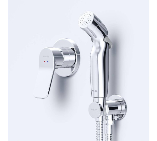 Смеситель встраиваемый с гигиеническим душем AM.PM X-Joy F40H85A00