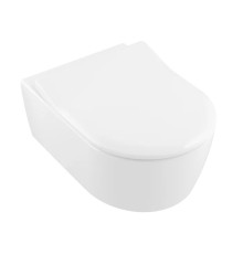 Унитаз подвесной Villeroy & Boch Avento безободковый с сиденьем SlimSeat микролифт 5656RS01