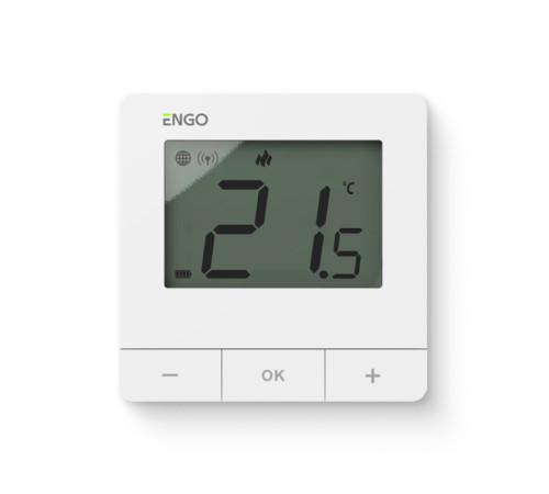 Термостат ENGO Controls E25 комнатный накладной программируемый белый E25-230W