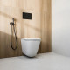 Унитаз подвесной Kerama Marazzi Cubo 34х48 см смыв торнадо с сиденьем CU.T.wc.02