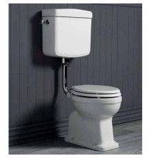 Унитаз напольный SIMAS Londra 60х36.5 см горизонтальный слив средний бачок хром D11cr/LO911bi/LO912bi