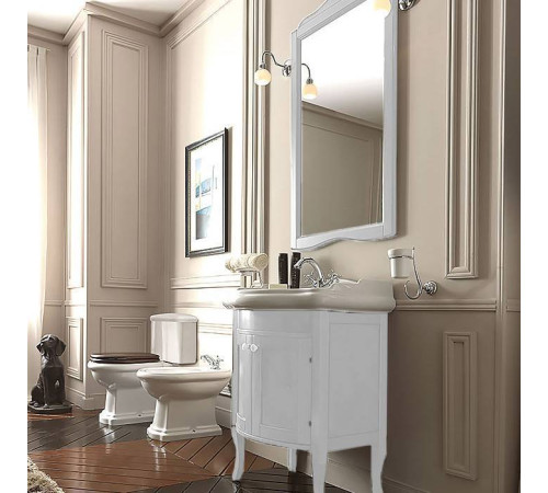 Комплект мебели Kerasan Retro 73 см напольный белый матовый 104701/734930