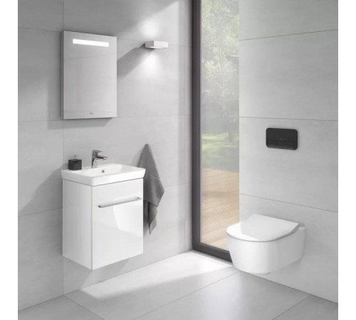 Унитаз подвесной Villeroy & Boch Avento безободковый с сиденьем SlimSeat микролифт 5656RS01