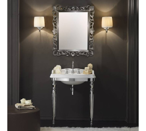 Раковина со структурой напольная Tiffany World King 73.5x54x85 см хром AR834bi/TWKI3070.1cr