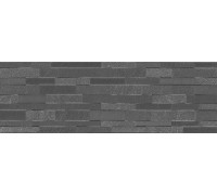 Плитка настенная Kerama Marazzi Гренель серая темная структура обрезная 30х89,5 см 13055R