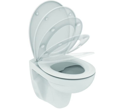 Унитаз подвесной безободковый Ideal Standard Eurovit Rimless с сиденьем SoftClose K881201
