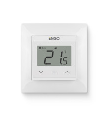 Термостат ENGO Controls E55 комнатный встраиваемый программируемый WiFi белый E55-W