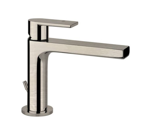 Смеситель для раковины Gessi Emporio Via Manzoni с донным клапаном Finox Brushed Nickel 38601#149