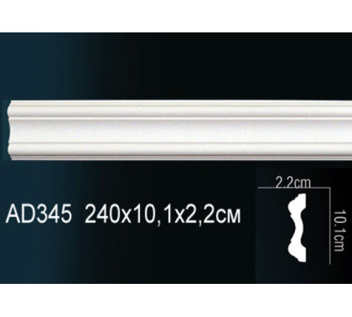 Молдинг Perfect AD345 полиуретановый 2000х40х20 мм AD345
