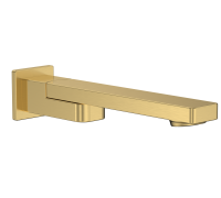 Излив встраиваемый поворотный AQUAMET 220 мм золото шлифованное AQM8304BG