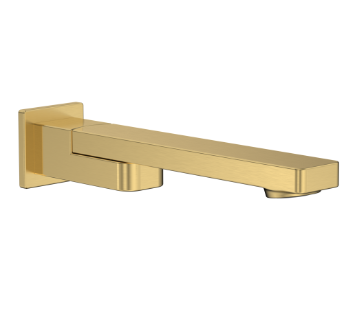 Излив встраиваемый поворотный AQUAMET 220 мм золото шлифованное AQM8304BG