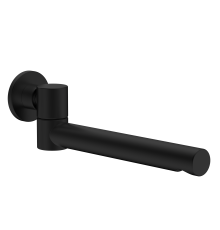 Излив встраиваемый поворотный AQUAMET черный матовый AQM8303MB