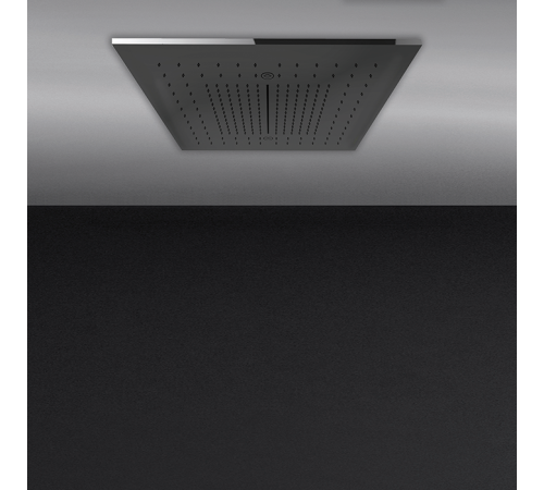 Душевая система встраиваемая Gessi Minimali 500х500 мм тропический ливень Mirror Steel 57907#238