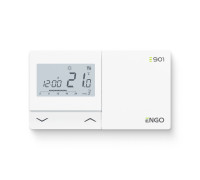 Термостат комнатный ENGO E901RF беспроводной программируемый белый E901-RF