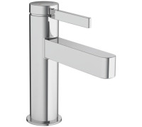 Смеситель для раковины hansgrohe Finoris 100 однорычажный с клапаном Push-Open хром 76010000