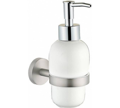 Дозатор для жидкого мыла Allen Brau Priority белый/никель 6.31006-BN