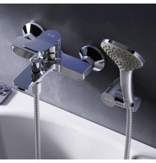 Смеситель для ванны и душа AM.PM X-Joy с душевым набором F85A15000