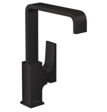 Смеситель для раковины Hansgrohe Metropol 230 однорычажный с донным клапаном Push-Open матовый черный 32511670