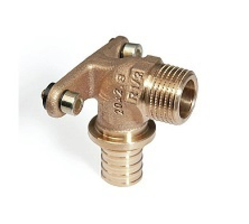 Угольник настенный REHAU RAUTITAN RX+ 20-R 1/2 НР бронза 14563653001