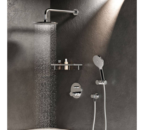 Душевой набор AM.PM X-Joy со смесителем с термостатом на 2 потребителя FT85A1RH10