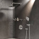 Душевой набор AM.PM X-Joy со смесителем с термостатом на 2 потребителя FT85A1RH10