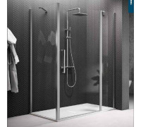 Душевой угол Novellini Young 120х80х200 см прозрачное стекло хром Y22P117-1K/R80LOU450-K/Y2F1B79-1K