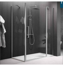 Душевой угол Novellini Young 120х80х200 см прозрачное стекло хром Y22P117-1K/R80LOU450-K/Y2F1B79-1K