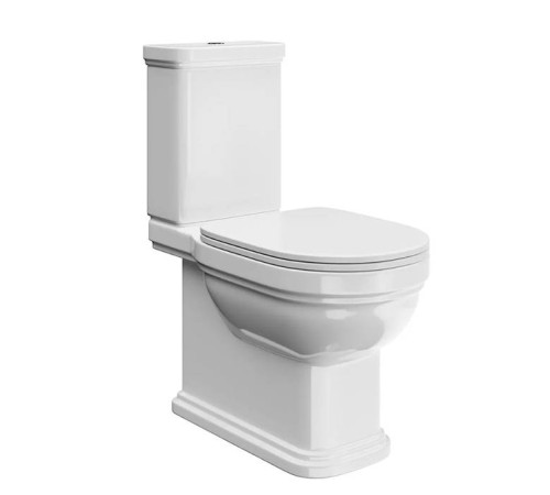 Унитаз-моноблок Kerama Marazzi Pompei 37x67 см белый глянцевый PO.wc.01/PO.cis.01