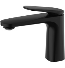 Смеситель для раковины Aquanet Imola без донного клапана черный матовый AQM6710MB